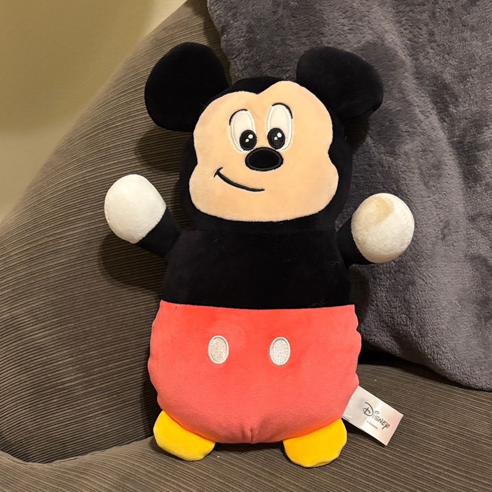 Disney Mickey Mouse Plush - Black, Red, Yellow